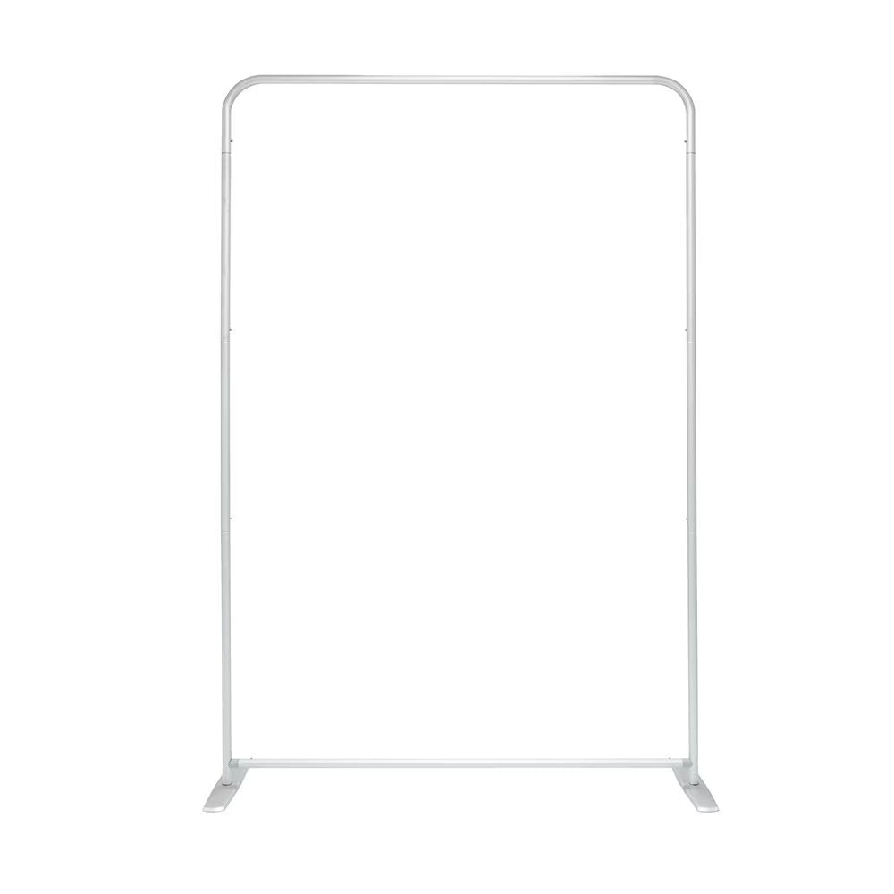 5 ft EZ Stand fabric display hardware only — aluminium tube frame and two feet, without graphic