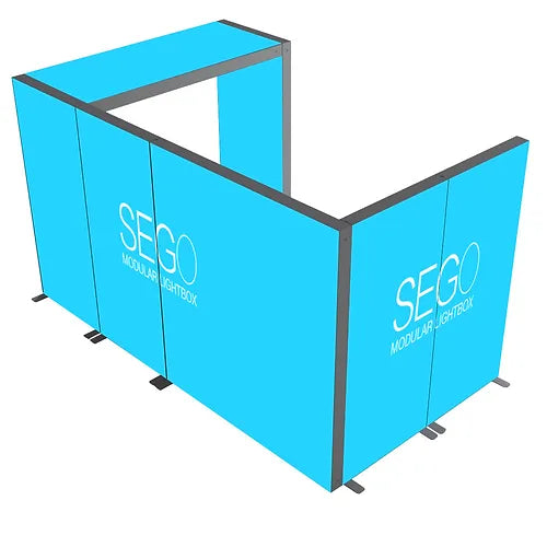 SEGO 15' x 10' Backlit Modular Lightbox Display | Configuration G