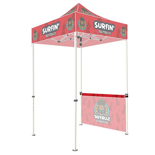 5ft Custom Printed Steel Canopy Tent Package