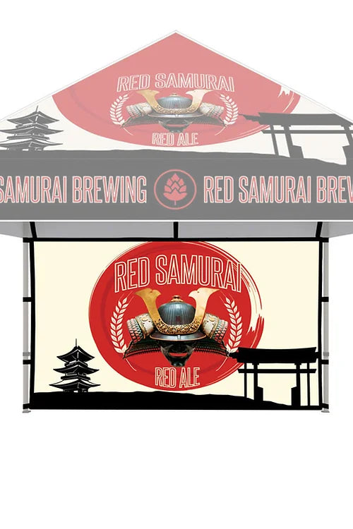 10ft Custom Printed Aluminum Canopy Tent