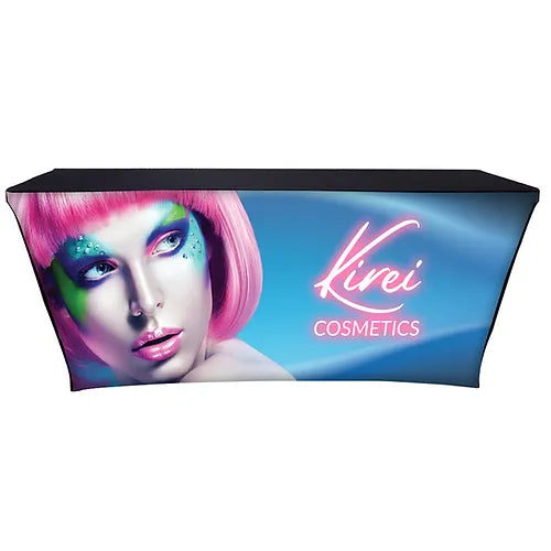 6ft Backlit Fitted Custom Printed Table Cover