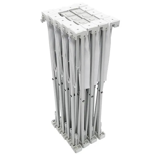 10' RPL Fabric Pop-Up Display with Endcaps | Straight Backdrop Wall