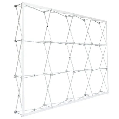 10' RPL Fabric Pop-Up Display with Endcaps | Straight Backdrop Wall