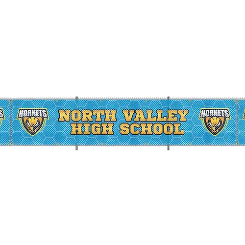 Athletic Fence Mesh Banners | Stadium & Field Windscreen Graphics