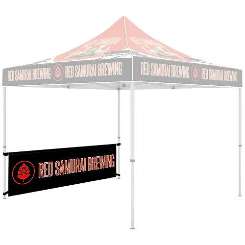 Custom Printed Canopy Half-Walls & Side Walls