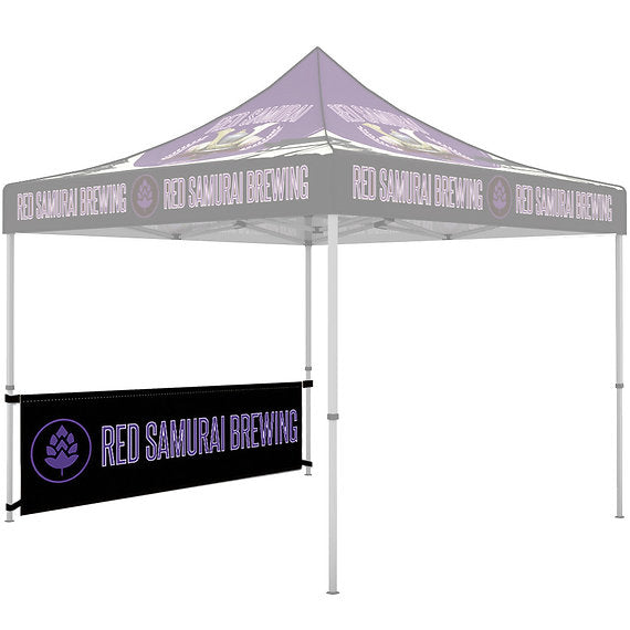 10x10 Custom Printed Canopy Tent Showcase Package A | Full Booth Kit