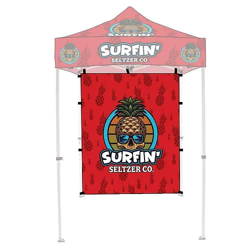 5ft Custom Printed Steel Canopy Tent Package