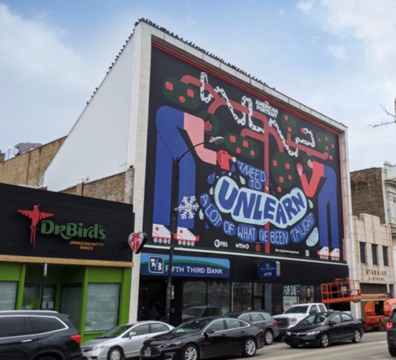 Custom ApolloHD Banner Frame System on building. Cleveland, OH, Boston, MA, New York, NY, Los Angelas, CA, Dallas TX, Orlando, FL, Chicago, IL