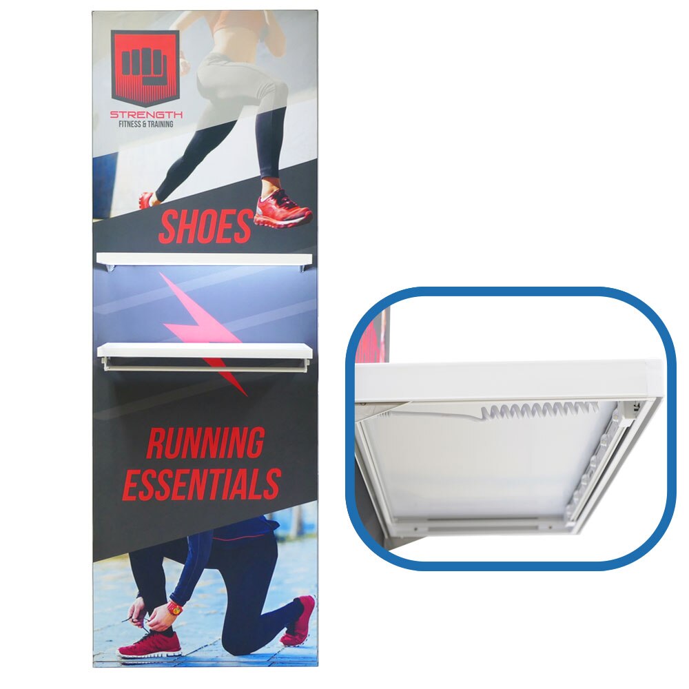 Lumiere external shelf kit detail