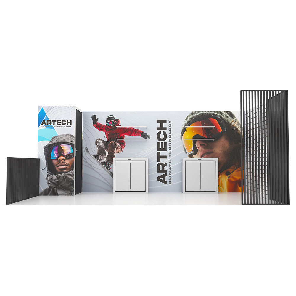 20' x 10' MODCO® 23 Modular Trade Show Booth Package | Architectural Exhibit