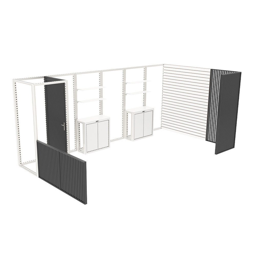 20' x 10' MODCO® 23 Modular Trade Show Booth Package | Architectural Exhibit