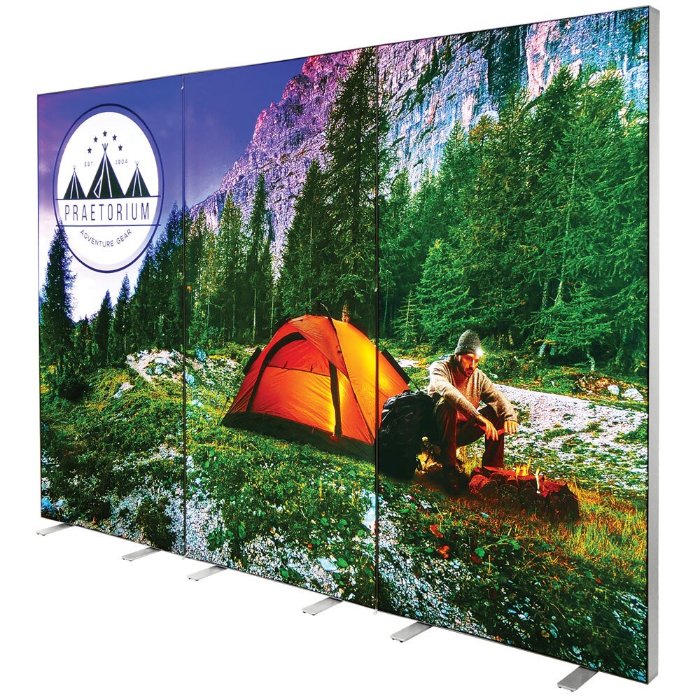 One Choice® 3' Backlit LED Light Box | Double-Sided Fabric Display