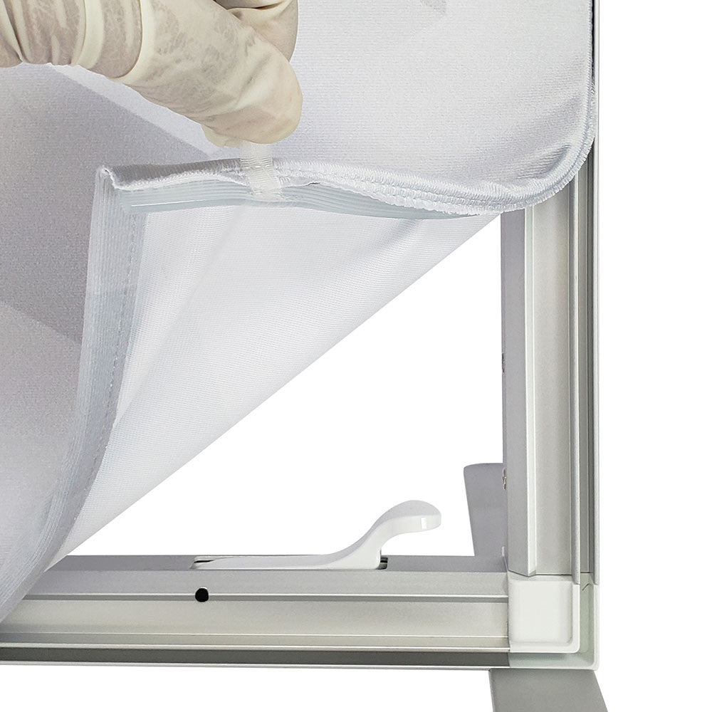 One Choice® 3.3 x 7.4 ft QSEG Quick Wall Display | Modular SEG Partition
