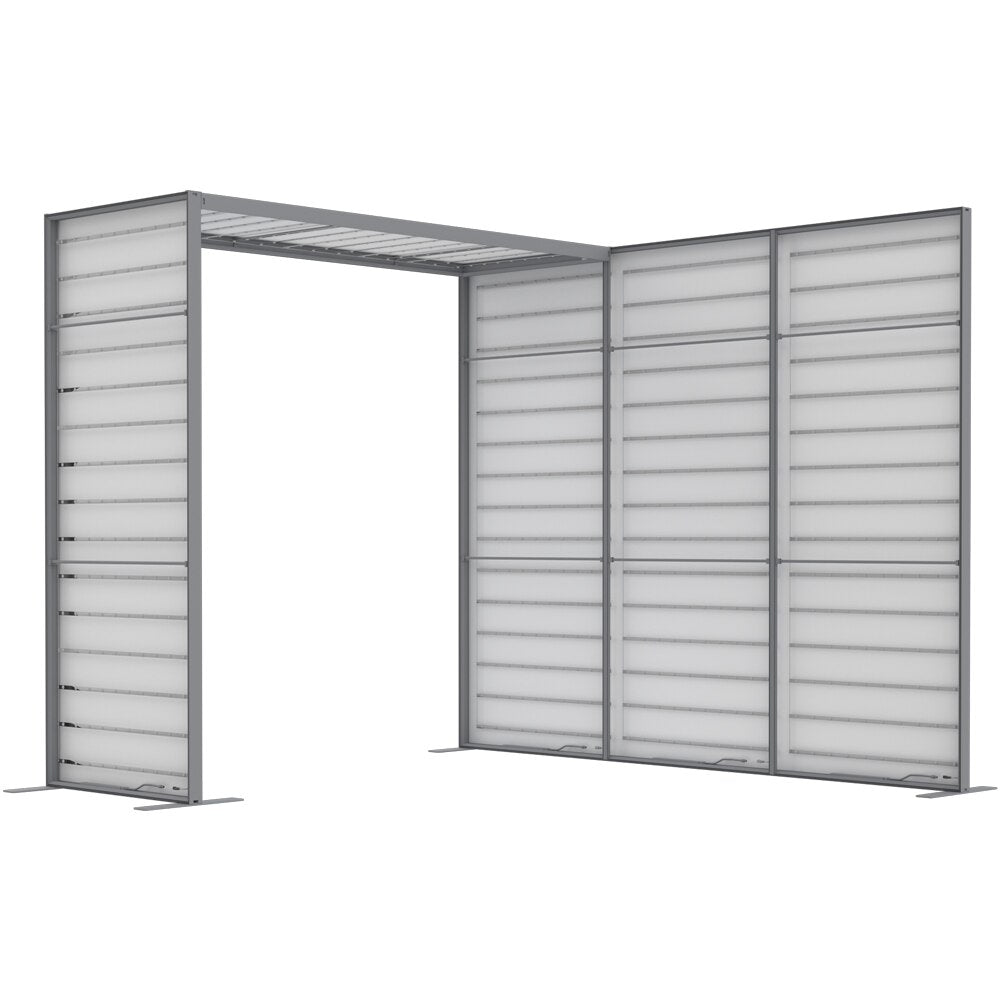 Showbird 65 Configuration A aluminum lightbox frame hardware