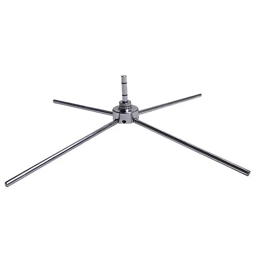 X base stand for Falcon and Sunbird flags — folding cross base for hard surfaces such as concrete, asphalt and indoor floors