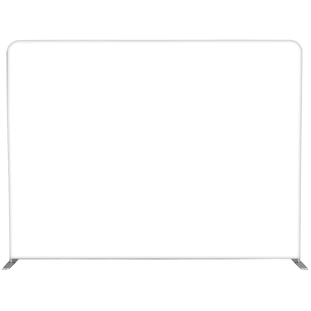 The 10ft wide EZ Stand Flight hardware showing the 30mm diameter silver anodized aluminum snap-button tube frame.
