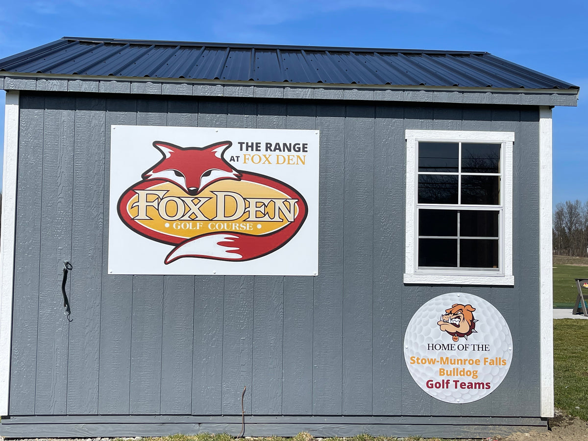 Custom printed 3mm and 6mm dibond aluminum composite signs with single and double sided printing options