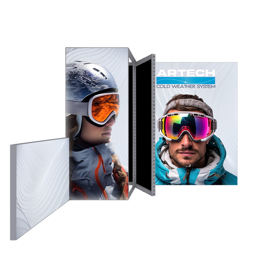 MODCO 30 10x10 modular exhibit booth, alternate view