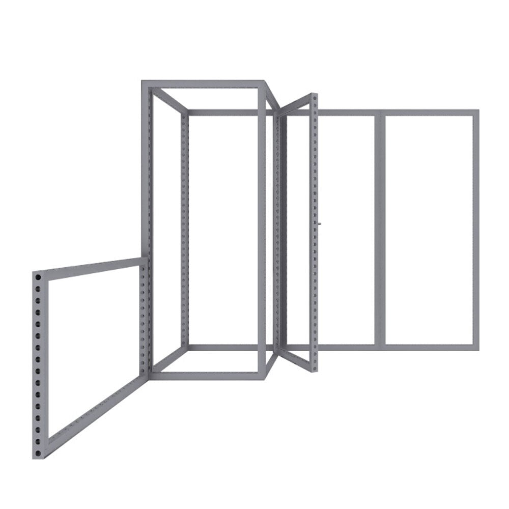 MODCO 30 10x10 trade show booth storage room and door detail