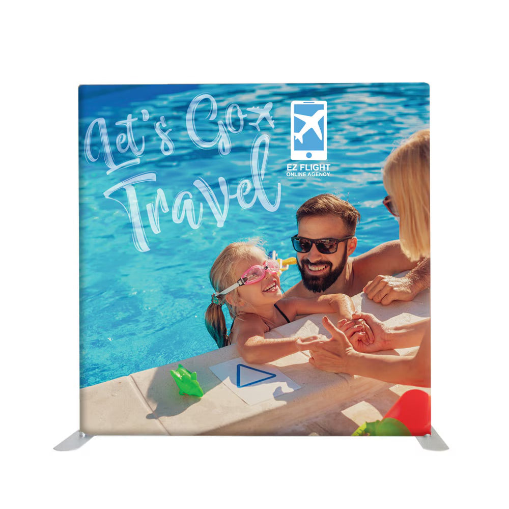 One Choice® 8ft EZ Tube Fabric Display | Single & Double-Sided