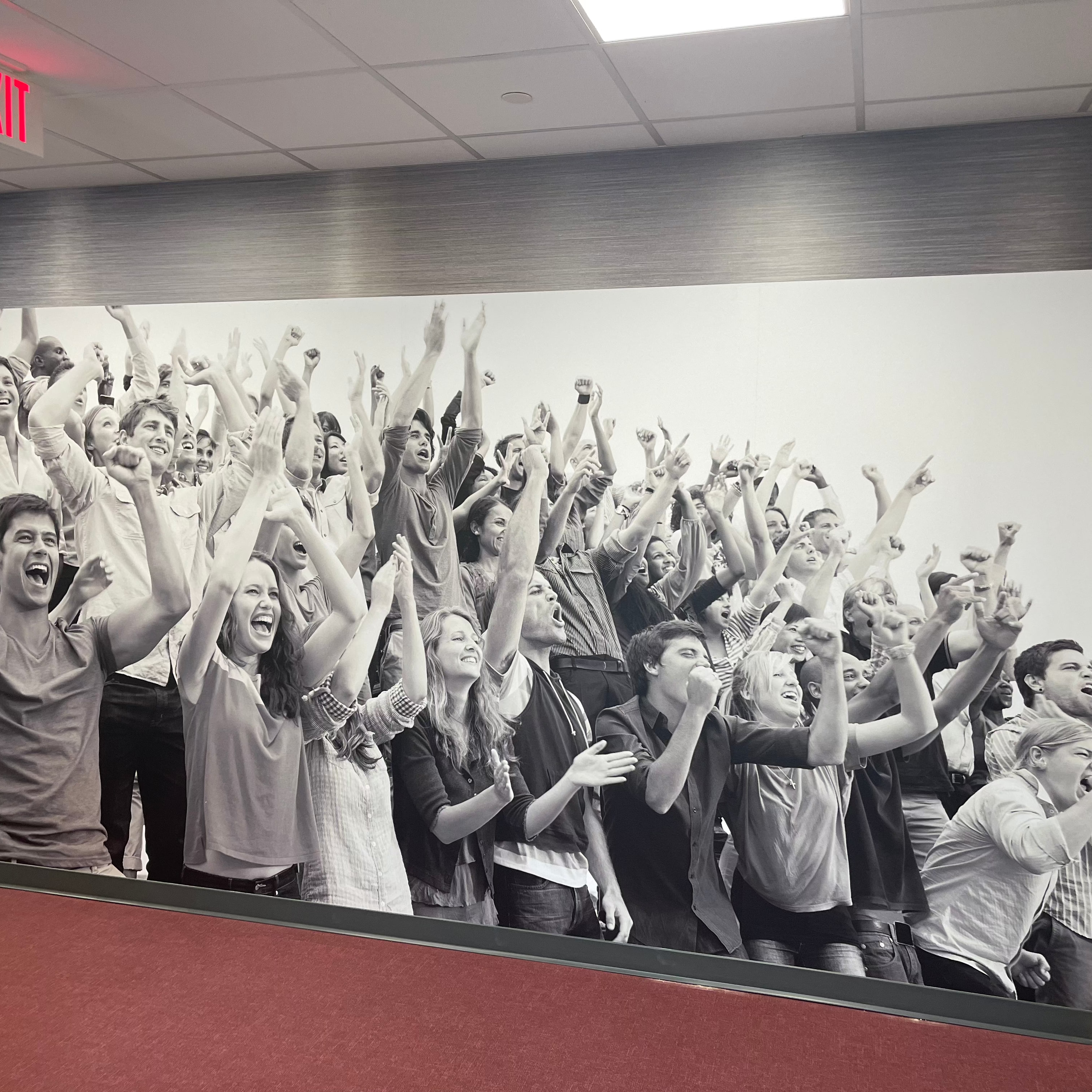 Smooth wall graphics at Stow Munroe Fallls High School Field House- Stow, OH